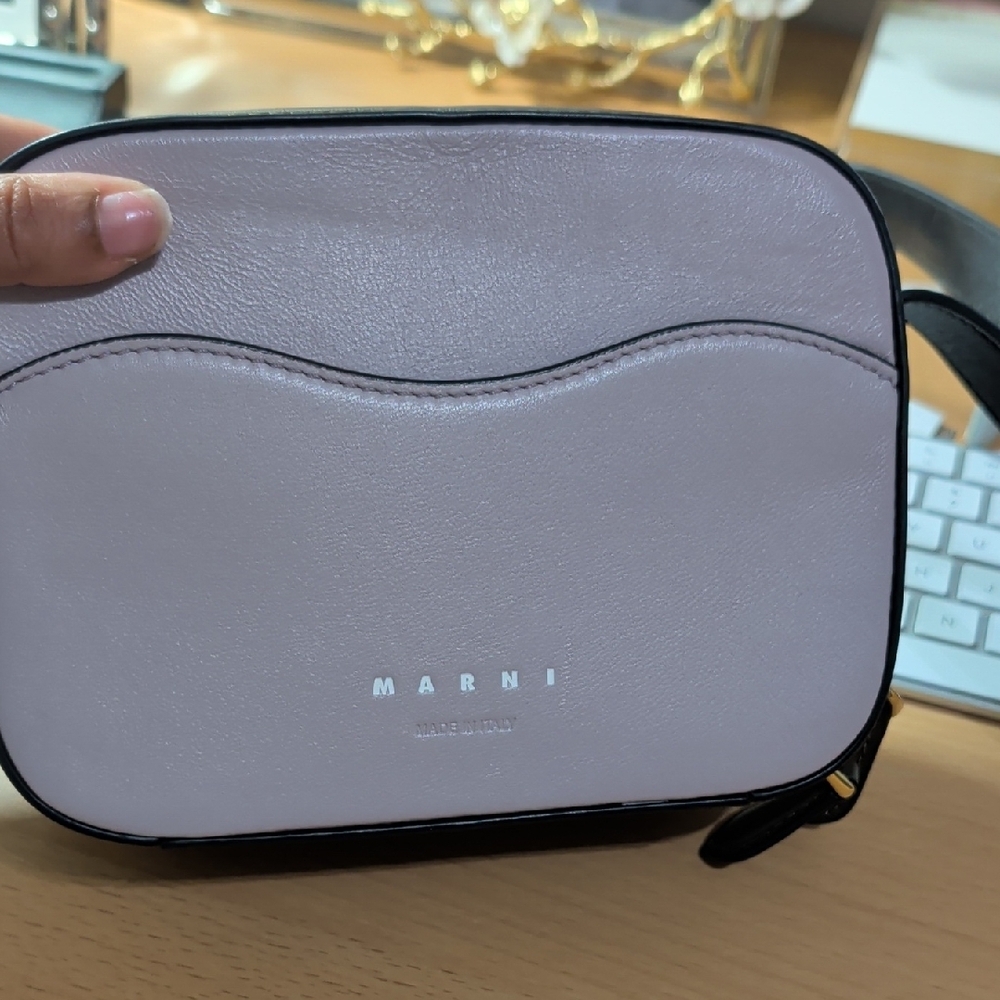 Marni Light Purple Leather Crossbody
